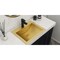 Ruvati 21 x 17 inch Brushed Gold Drop-in Topmount Bathroom Sink Polished Brass Stainless Steel RVH5110GG - alternate 4